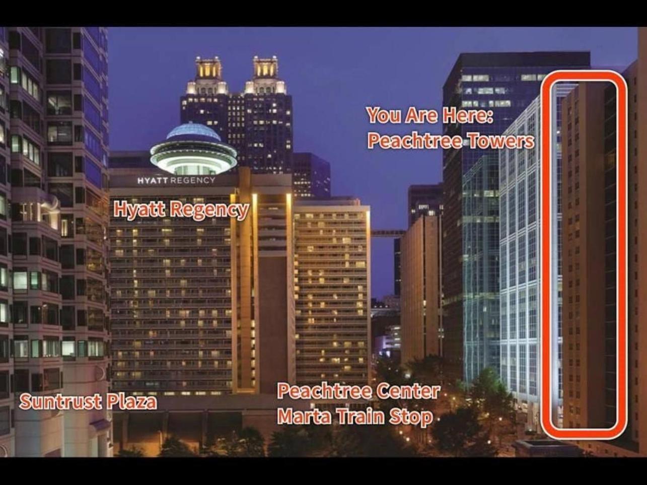 Stayatl High Rise Condo Downtown Atl With Views AtlantaAtlanta  Kültér fotó
